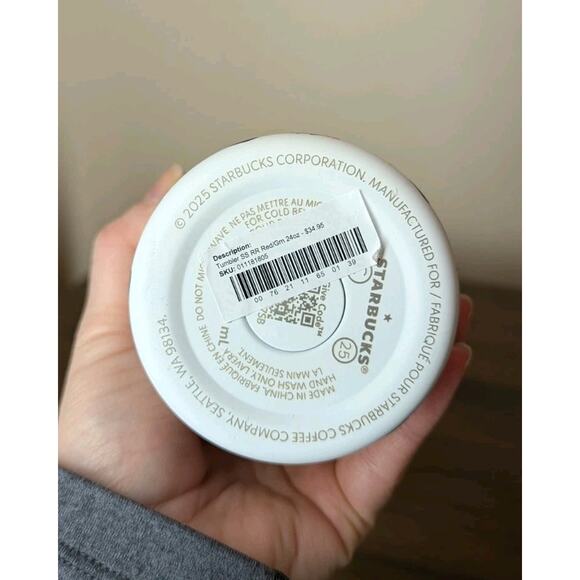 Starbucks X Roller Rabbit Monkey Mas Stainless Steel Tumbler Cup Holiday 2025 - Picture 4 of 5